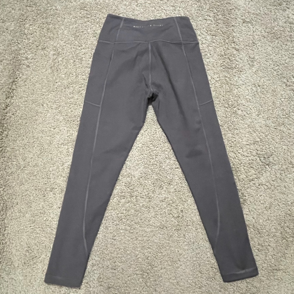 Victoria's Secret Charcoal Gray High-Rise Seam Leggings